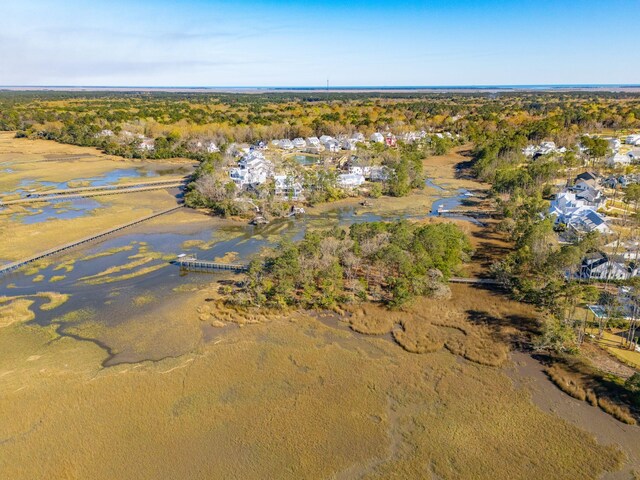 3894 Sawyers Island Dr, Mount Pleasant, SC 29466 - birds eye view of property featuring a water view