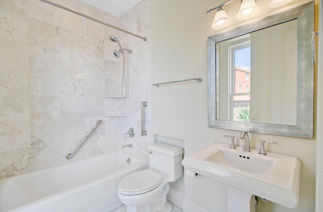 1 Vendue Range Range Unit I, Charleston, SC 29401 - full bathroom featuring toilet, shower / bathtub combination, and a sink