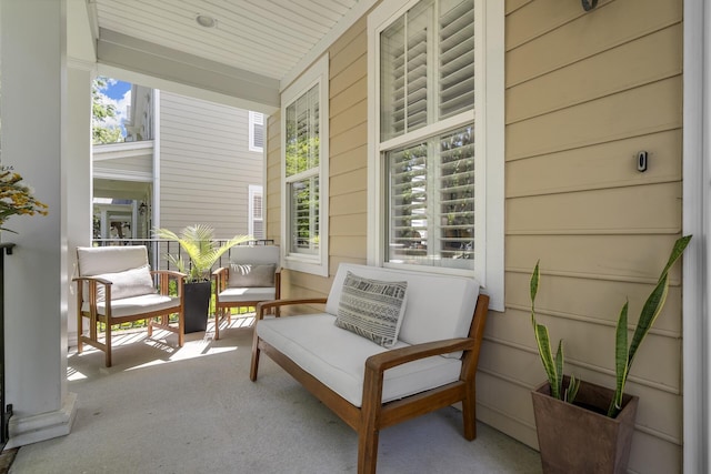 view of patio / terrace featuring covered porch
