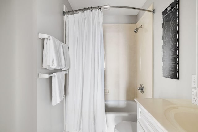 9002 Palmetto Dr Unit 420, Isle Of Palms, SC 29451 - full bath featuring vanity, shower / bath combo, and toilet