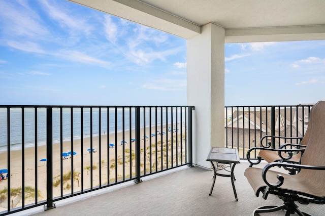 9002 Palmetto Dr Unit 420, Isle Of Palms, SC 29451 - balcony with view of water and beach