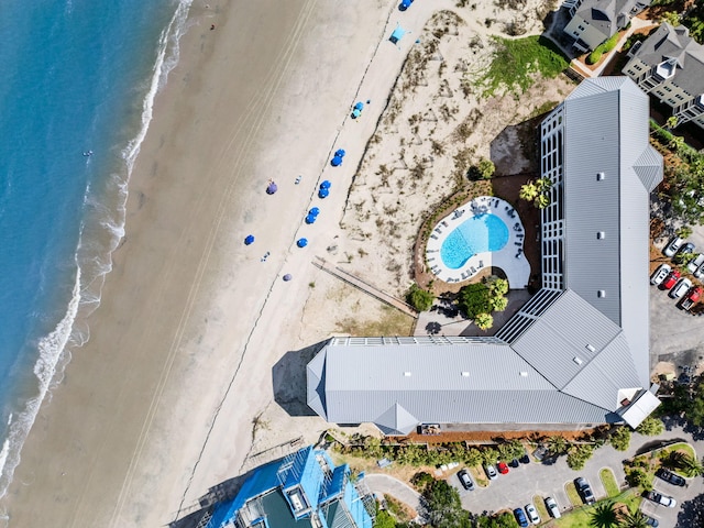 9002 Palmetto Dr Unit 420, Isle Of Palms, SC 29451 - aerial view of expansive coastline and a pool area
