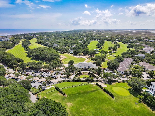 9002 Palmetto Dr Unit 420, Isle Of Palms, SC 29451 - drone / aerial view of a golf club and a nearby body of water