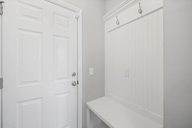 view of mudroom