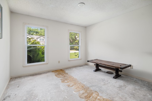 1485 Kinloch Ln, Mount Pleasant, SC 29464 - spare room with plenty of natural light, baseboards, and a textured ceiling