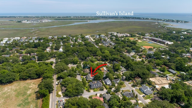 1485 Kinloch Ln, Mount Pleasant, SC 29464 - aerial view of property's location featuring a nearby body of water