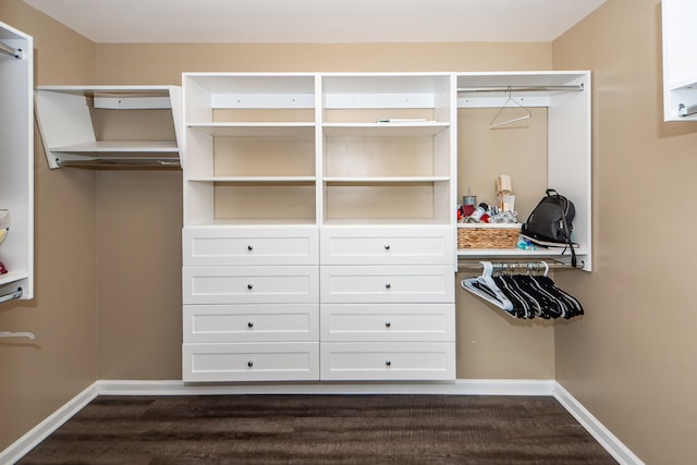 view of closet