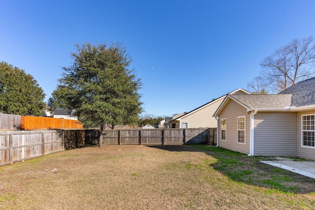 view of yard