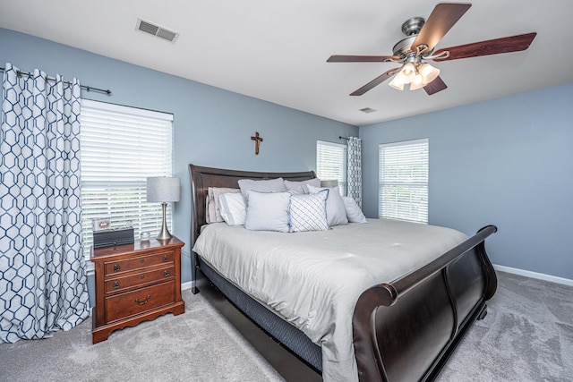 9636 Pebble Creek Blvd, Summerville, SC 29485 - carpeted bedroom featuring baseboards and ceiling fan