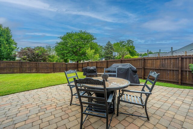 9636 Pebble Creek Blvd, Summerville, SC 29485 - view of patio with outdoor dining space and grilling area