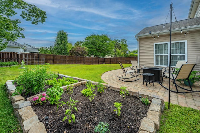 9636 Pebble Creek Blvd, Summerville, SC 29485 - view of yard featuring a patio and a garden