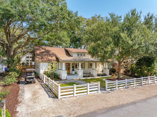 view of front of property