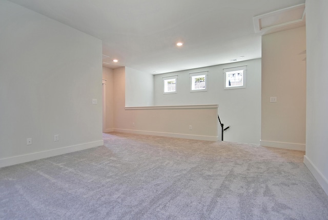 1423 Clay Field Trl, Summerville, SC 29485 - below grade area with carpet floors, recessed lighting, and baseboards