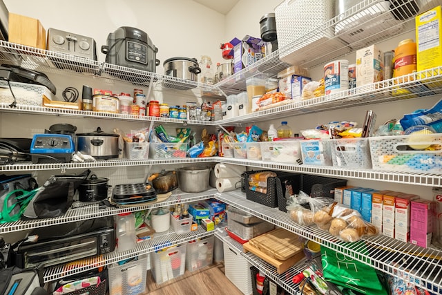 view of pantry