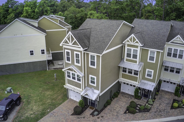 drone / aerial view