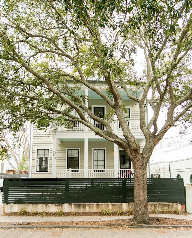 view of side of property