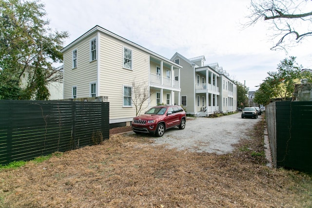 view of side of home