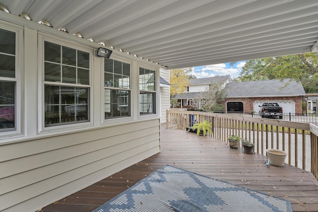 wooden deck featuring grilling area