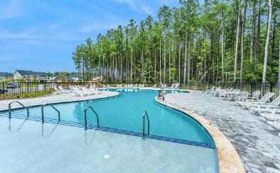 pool with fence