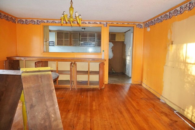 150 M L King Blvd, Saint Stephen, SC 29479 - dining room featuring a chandelier and hardwood / wood-style flooring