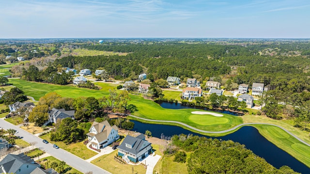 4233 Haulover Dr, Johns Island, SC 29455 - aerial view of residential area featuring a nearby body of water and a golf course