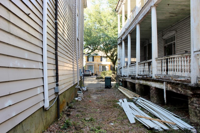 view of property exterior