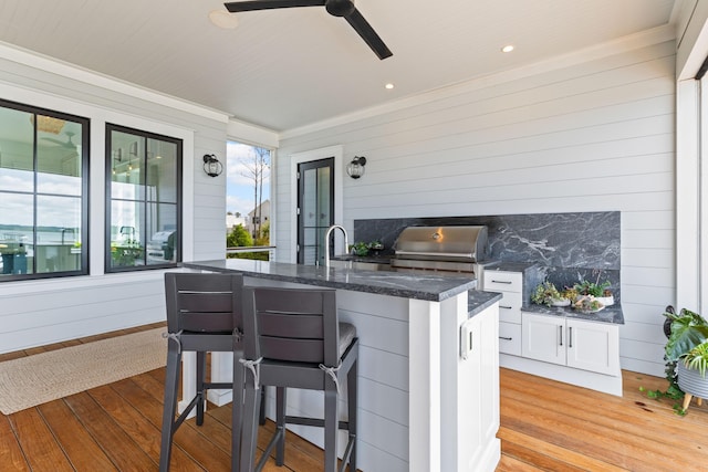 553 Old Compass Rd, Daniel Island, SC 29492 - deck with ceiling fan