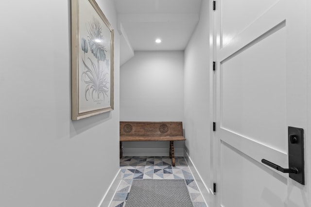 553 Old Compass Rd, Daniel Island, SC 29492 - hall featuring recessed lighting and baseboards