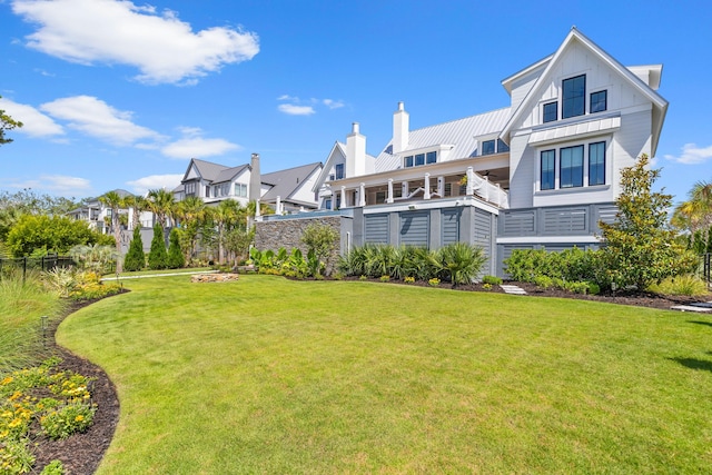 553 Old Compass Rd, Daniel Island, SC 29492 - view of green lawn featuring a residential view