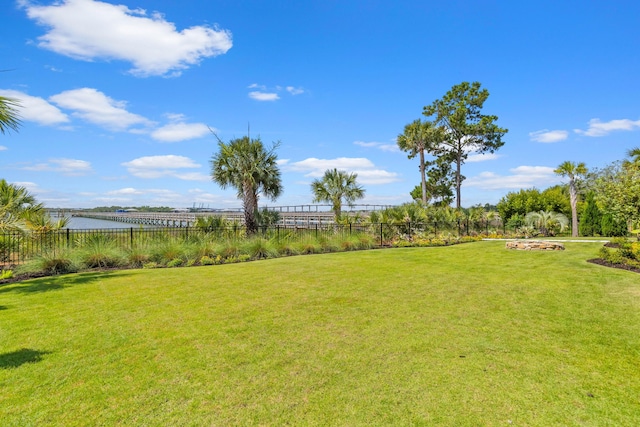 553 Old Compass Rd, Daniel Island, SC 29492 - view of yard with a water view