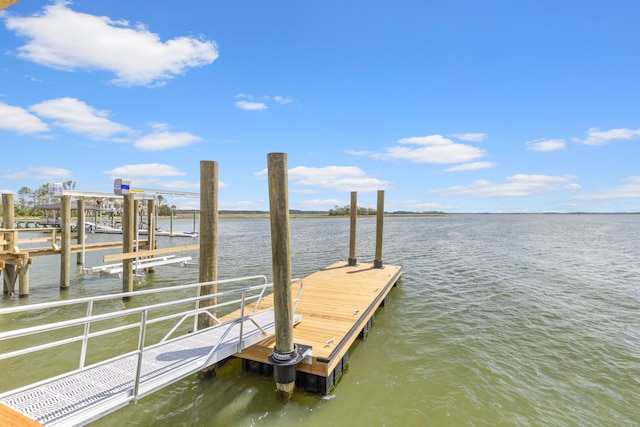 553 Old Compass Rd, Daniel Island, SC 29492 - dock area with a water view