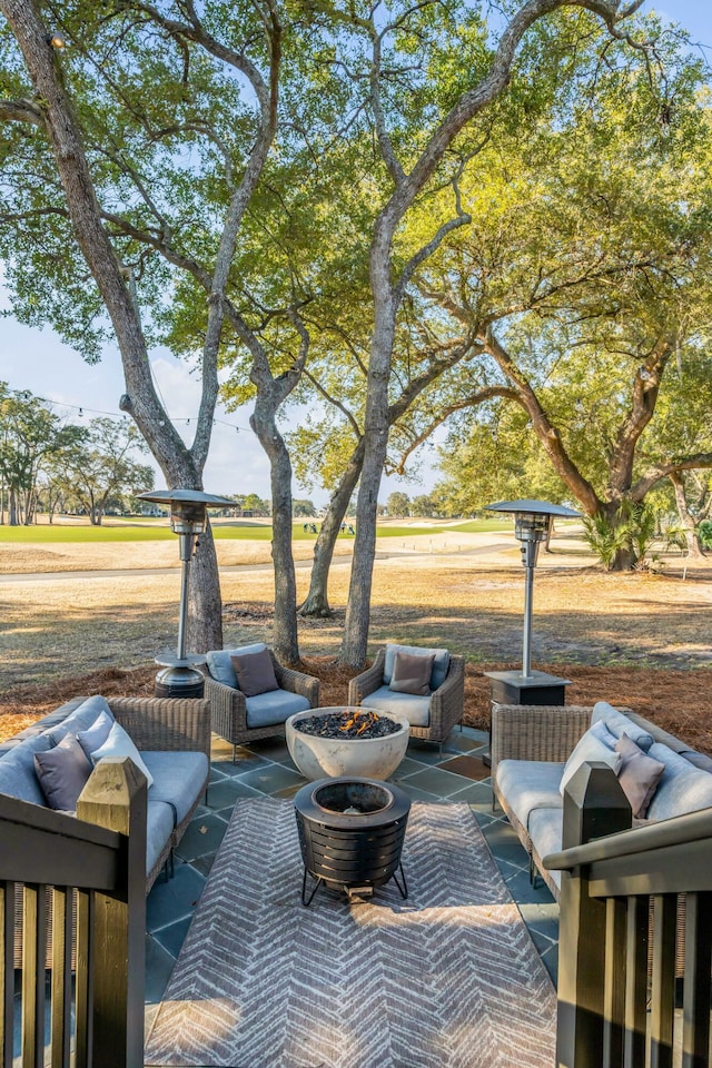 view of patio