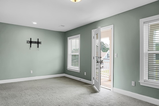 661 Black Pine Rd, Moncks Corner, SC 29461 - unfurnished room with carpet flooring, baseboards, and recessed lighting