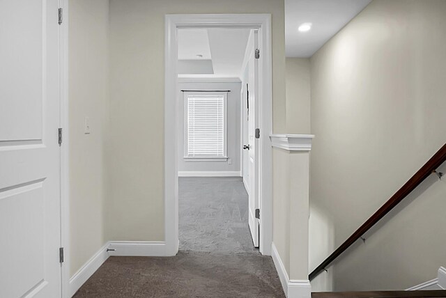 661 Black Pine Rd, Moncks Corner, SC 29461 - corridor featuring carpet floors, baseboards, and an upstairs landing