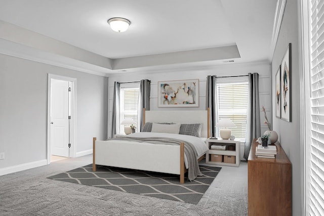 661 Black Pine Rd, Moncks Corner, SC 29461 - carpeted bedroom with a tray ceiling and baseboards