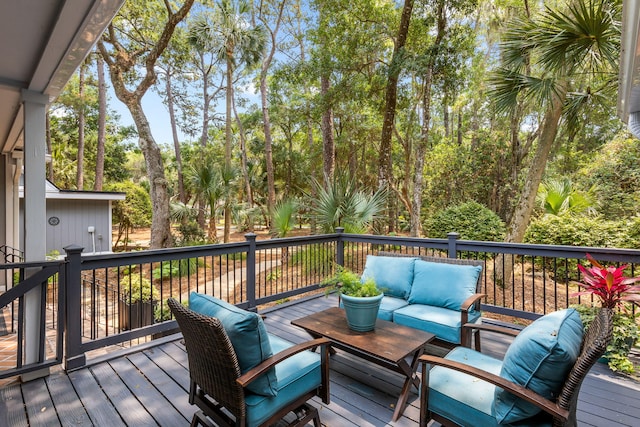 2500 The Bent Twig, Seabrook Island, SC 29455 - deck with an outdoor hangout area