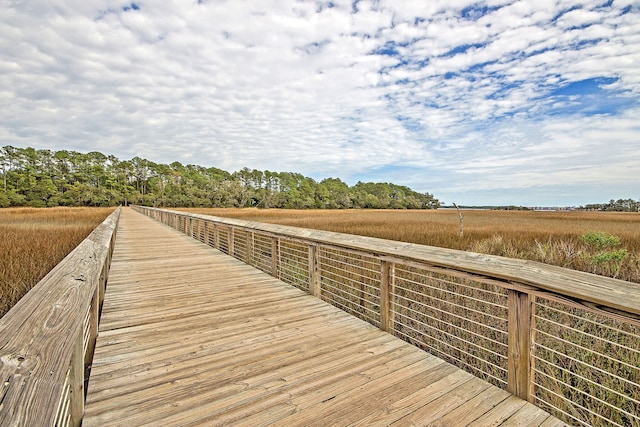225 Seven Farms Dr Unit 307, Daniel Island, SC 29492 - dock featuring a rural view