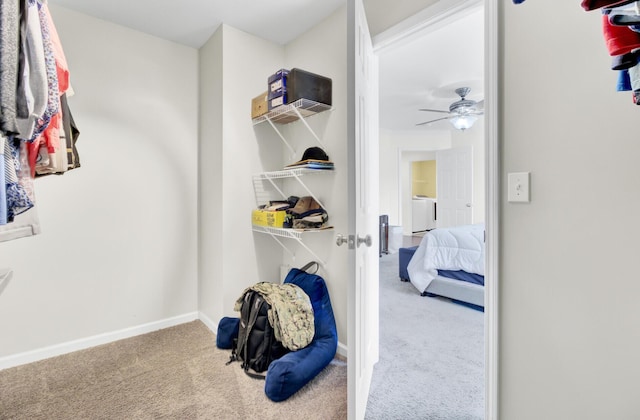 145 Woodbrook Way, Moncks Corner, SC 29461 - walk in closet featuring carpet and ceiling fan