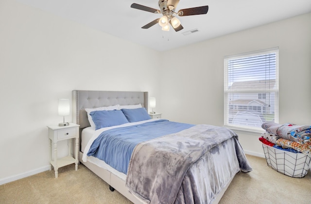 145 Woodbrook Way, Moncks Corner, SC 29461 - bedroom with light colored carpet, baseboards, and a ceiling fan