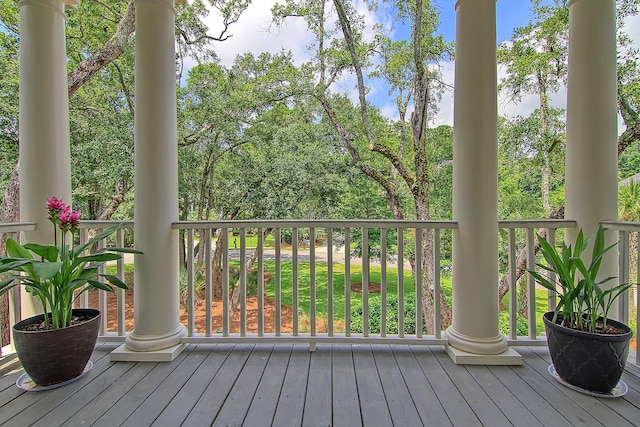 view of deck