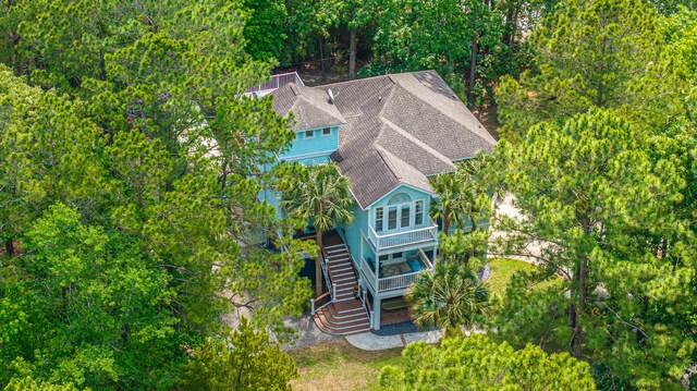 view of subject property
