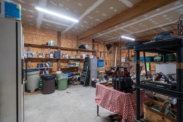 view of storage