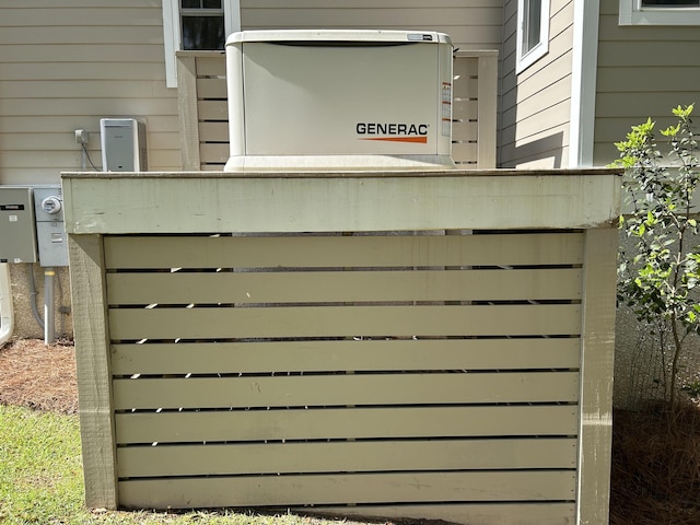 exterior details with a power unit