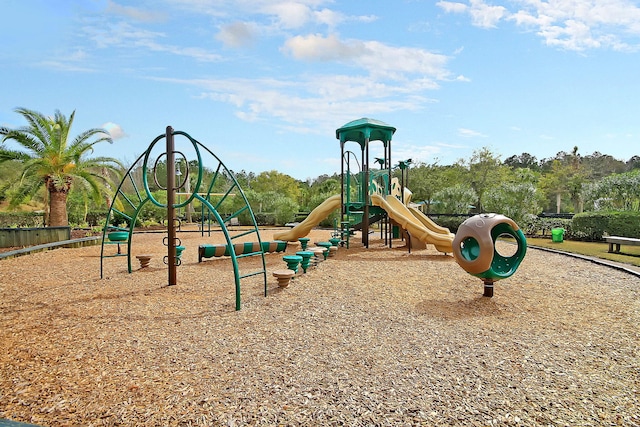 view of communal playground