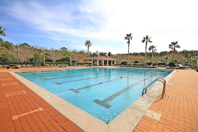view of pool