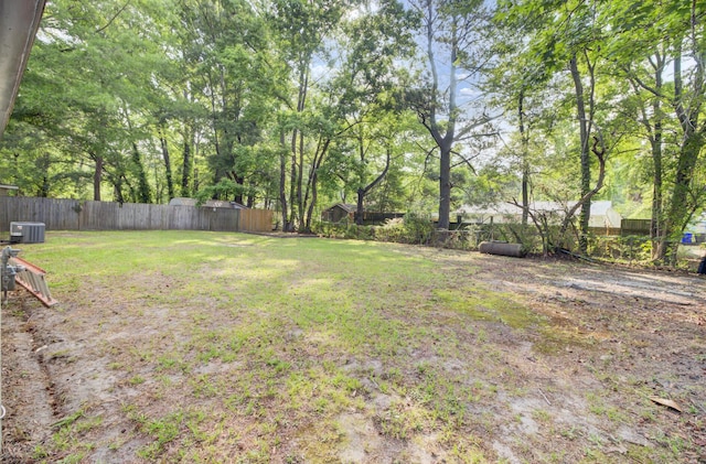 7674 Chippendale Rd, North Charleston, SC 29420 - view of yard featuring central AC unit