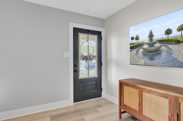 7674 Chippendale Rd, North Charleston, SC 29420 - entryway featuring light wood finished floors and baseboards