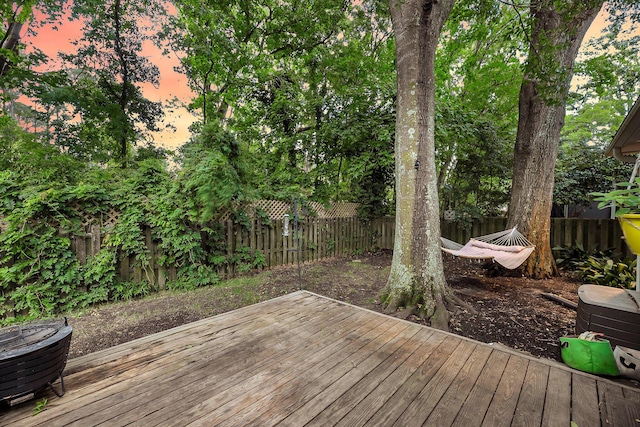 1309 Llewellyn Rd, Mount Pleasant, SC 29464 - wooden deck featuring a fenced backyard