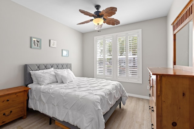 130 River Landing Dr Unit 9104, Charleston, SC 29492 - bedroom with light wood-style flooring and ceiling fan