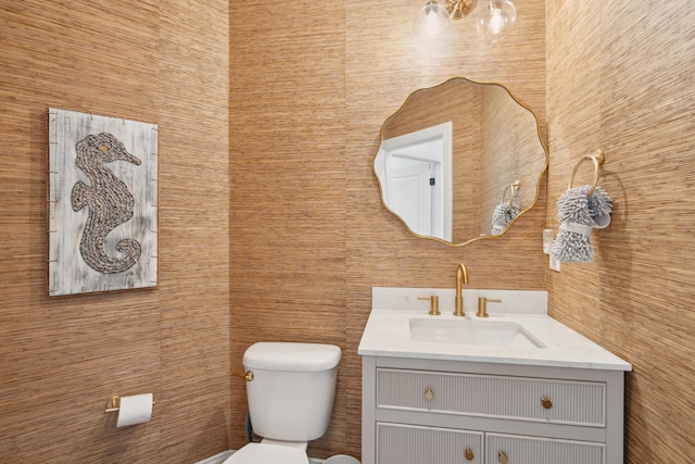 233 Camber Rd, Huger, SC 29450 - bathroom with vanity and tile walls